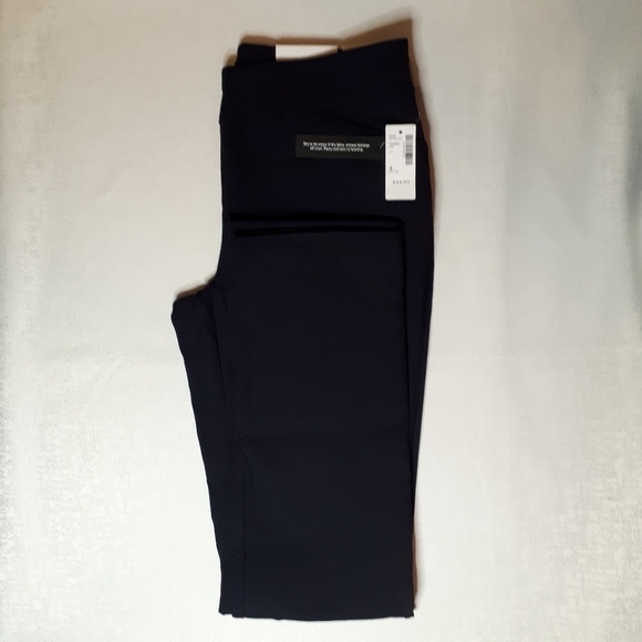Women's Navy Reitman's Dress Pants - Picture 4 of 5